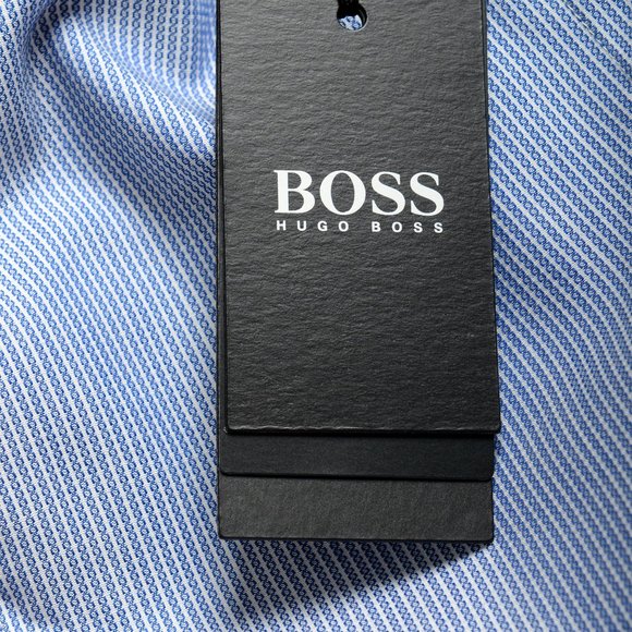 Hugo Boss Men's "Jano" Slim Fit Geometric Print Button Down Dress Shirt - Picture 8 of 10